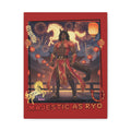 Toile Mate Anime RYO – Majestueux comme Ryo, illustration avec chevaux et lanternes.