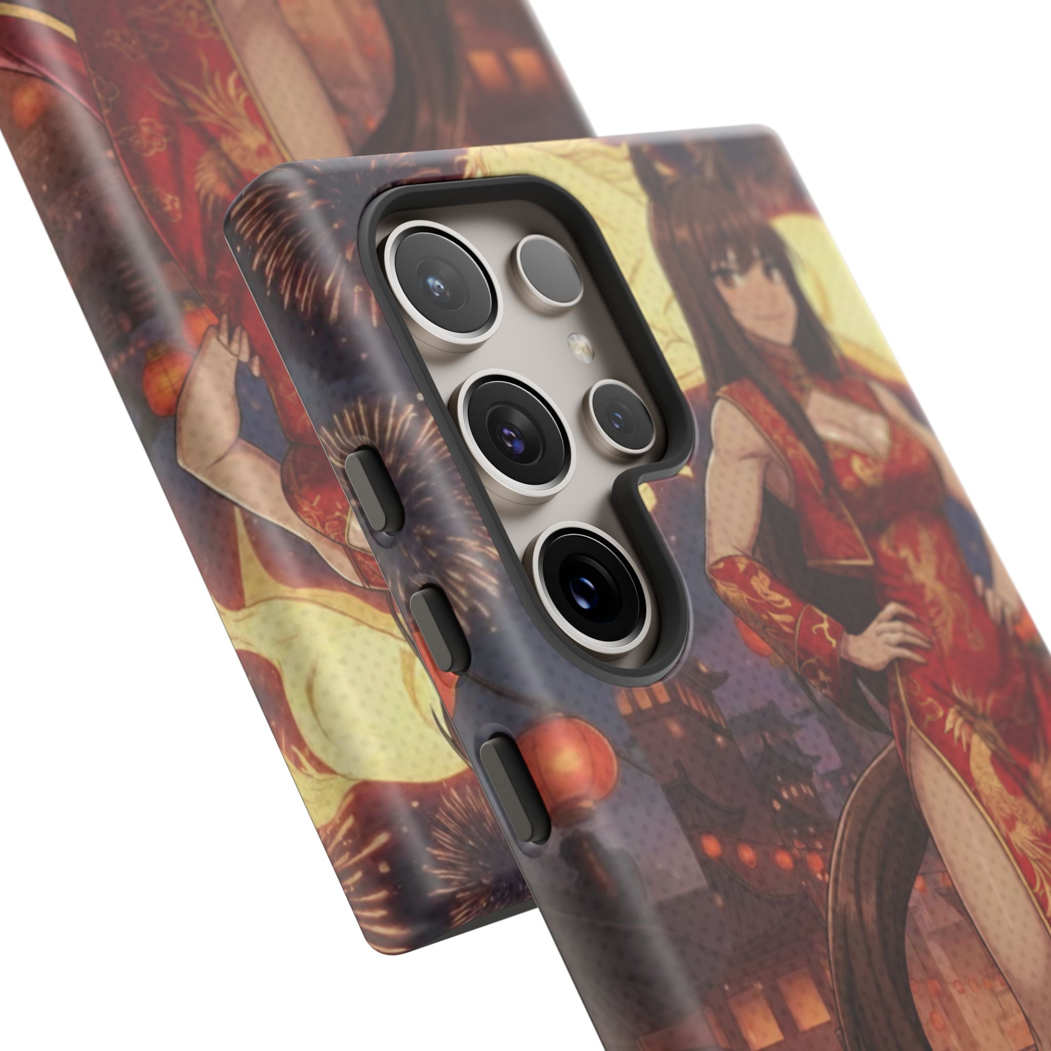Coque téléphone AKARI waifu cheval Année du Cheval 2026 zodiaque chinois iPhone Samsung protection double couche