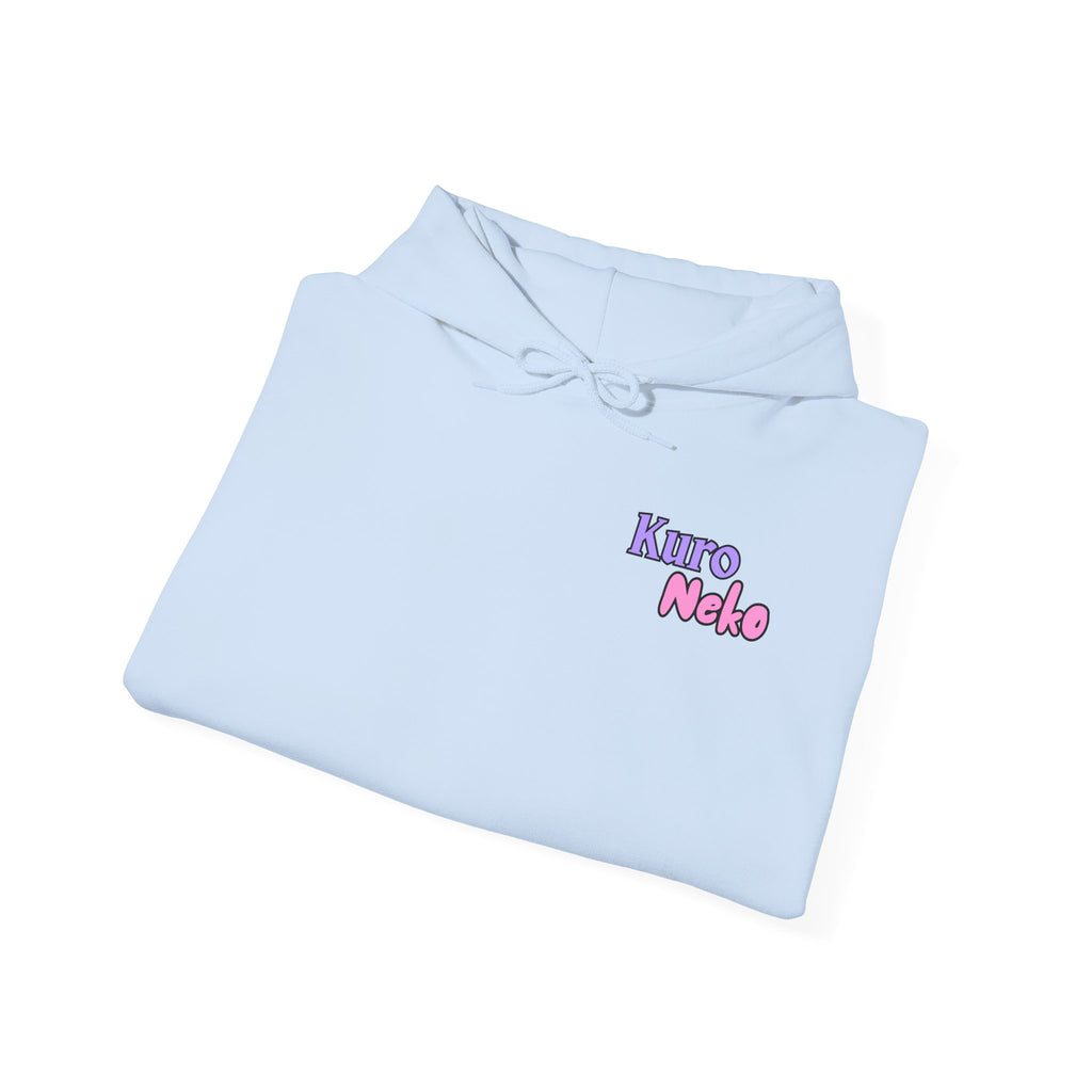 Hoodie bleu pastel avec impression anime Waifu HARU Bunny Girl onsen kimono bains japonais carpe koï cozy et chill