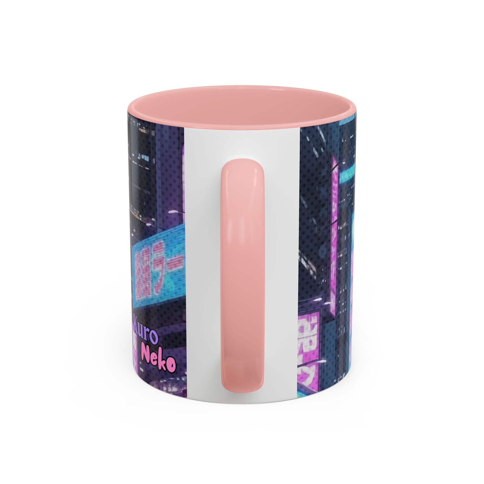 Mug Anime HANKO Style Cyberpunk & Chatte Rebelle