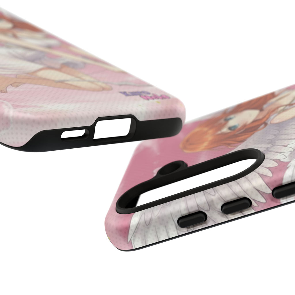 Coque Téléphone Anime AIKO Muse Cygne & Douceur Pastel avec design Kemonomimi et oreilles d'animaux, Kuro Neko Shop