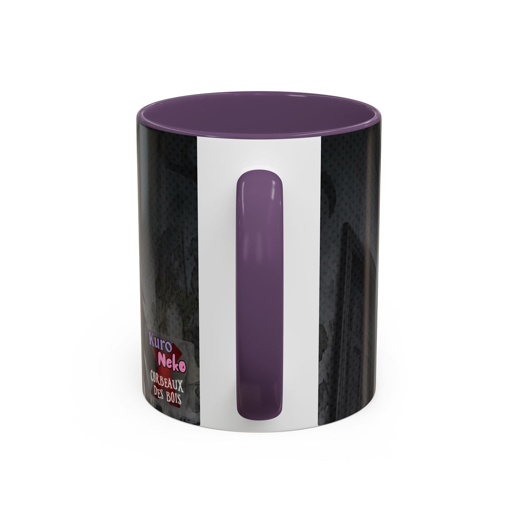 Mug Anime YORU avec design gothique et couleurs sombres, idéal pour les amateurs d'anime et de café.