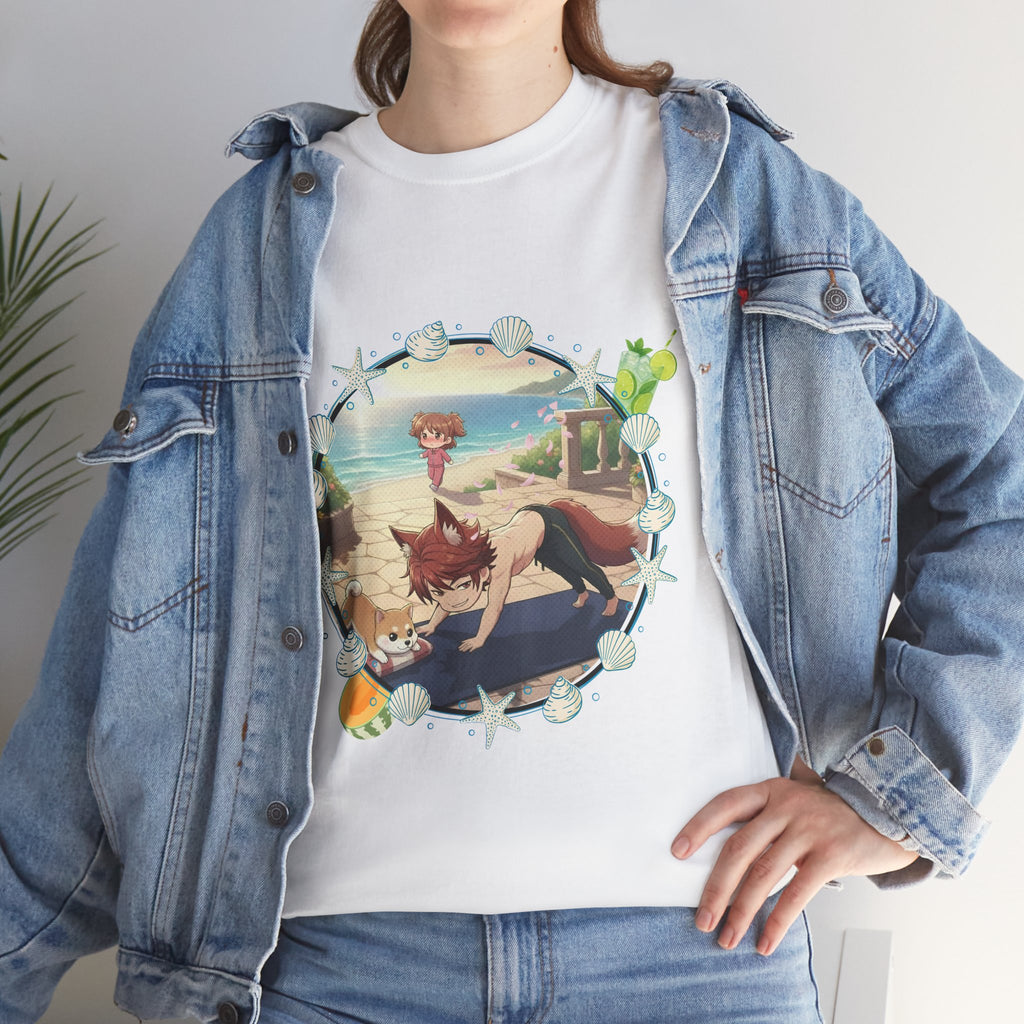 T-Shirt Chibi KAITO Summer Beach