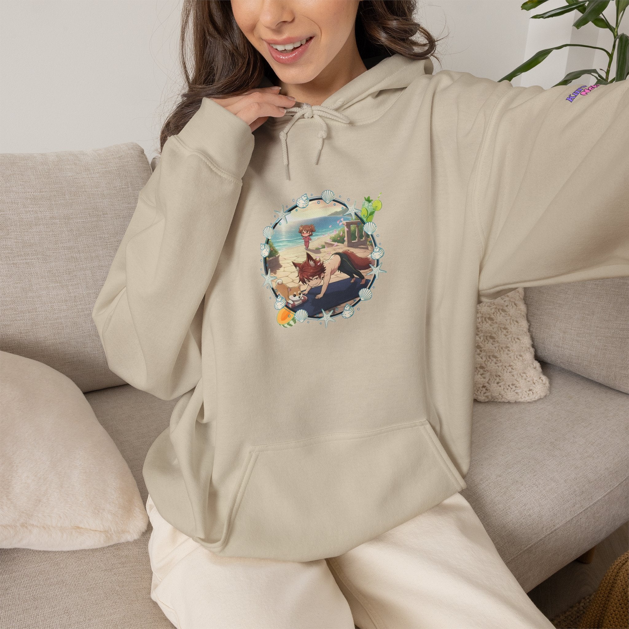 Sweat à Capuche Chibi KAITO Summer Beach