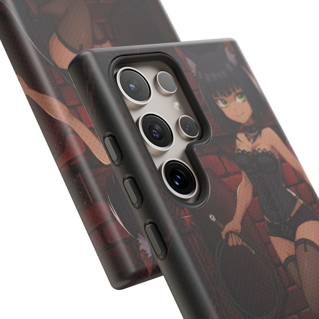 Funda de teléfono Anime YAMI Gótico y Loba Misteriosa