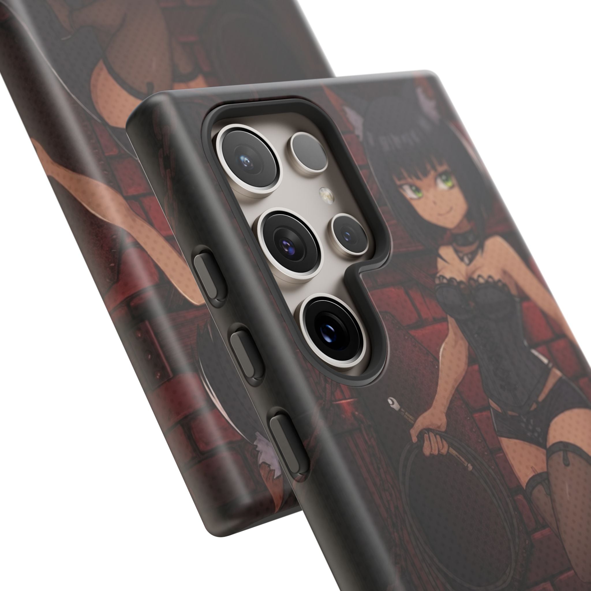 Funda de teléfono Anime YAMI Gótico y Loba Misteriosa