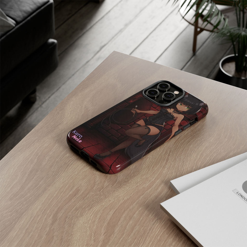 Funda de teléfono Anime YAMI Gótico y Loba Misteriosa