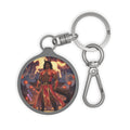 Porte-clés Anime RYO représentant RYO, Gardien Céleste avec style royal et aura noble.