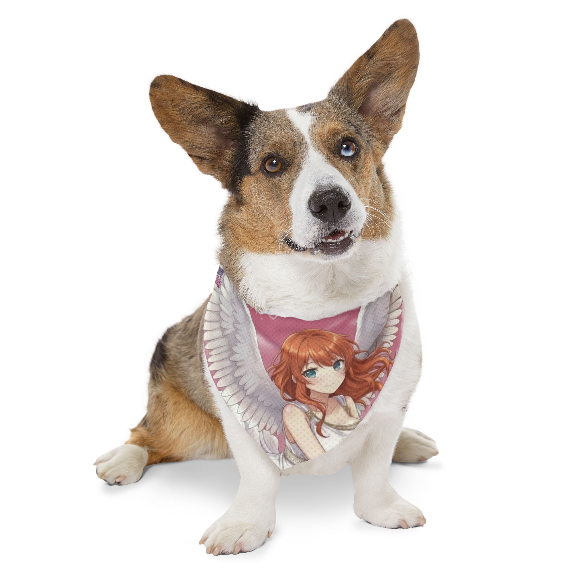 Collier bandana chat & chien Anime AIKO Muse Cygne Douceur Romantique avec anime Aiko et oreilles d'ange, Kuro Neko Shop