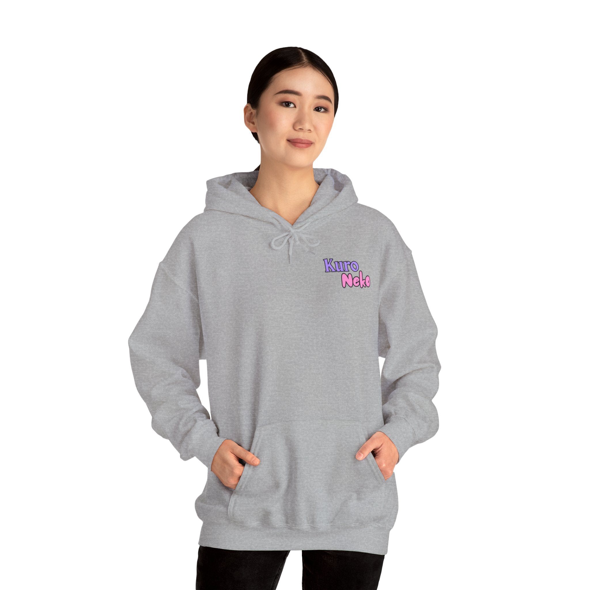 Hoodie gris clair avec impression anime Waifu YUKI Dragon Girl Reine de Glace sur trône de glace Christmas Gift Hivernal