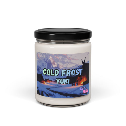 Bougie Anime YUKI – Bougie parfuméeCold Frost Yuki avec un design hivernal enchanteur.