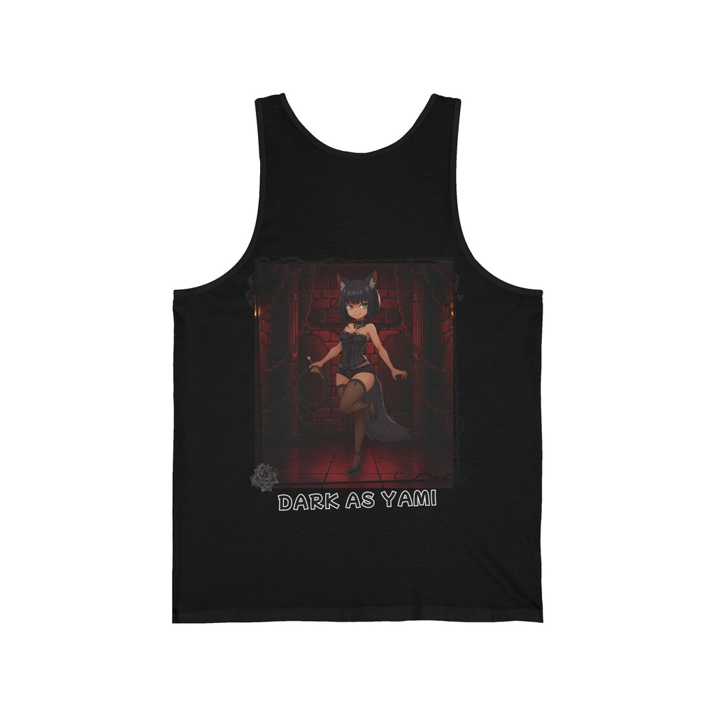 Débardeur Anime YAMI avec design de personnage Yami, ambiance gothique et mystique.