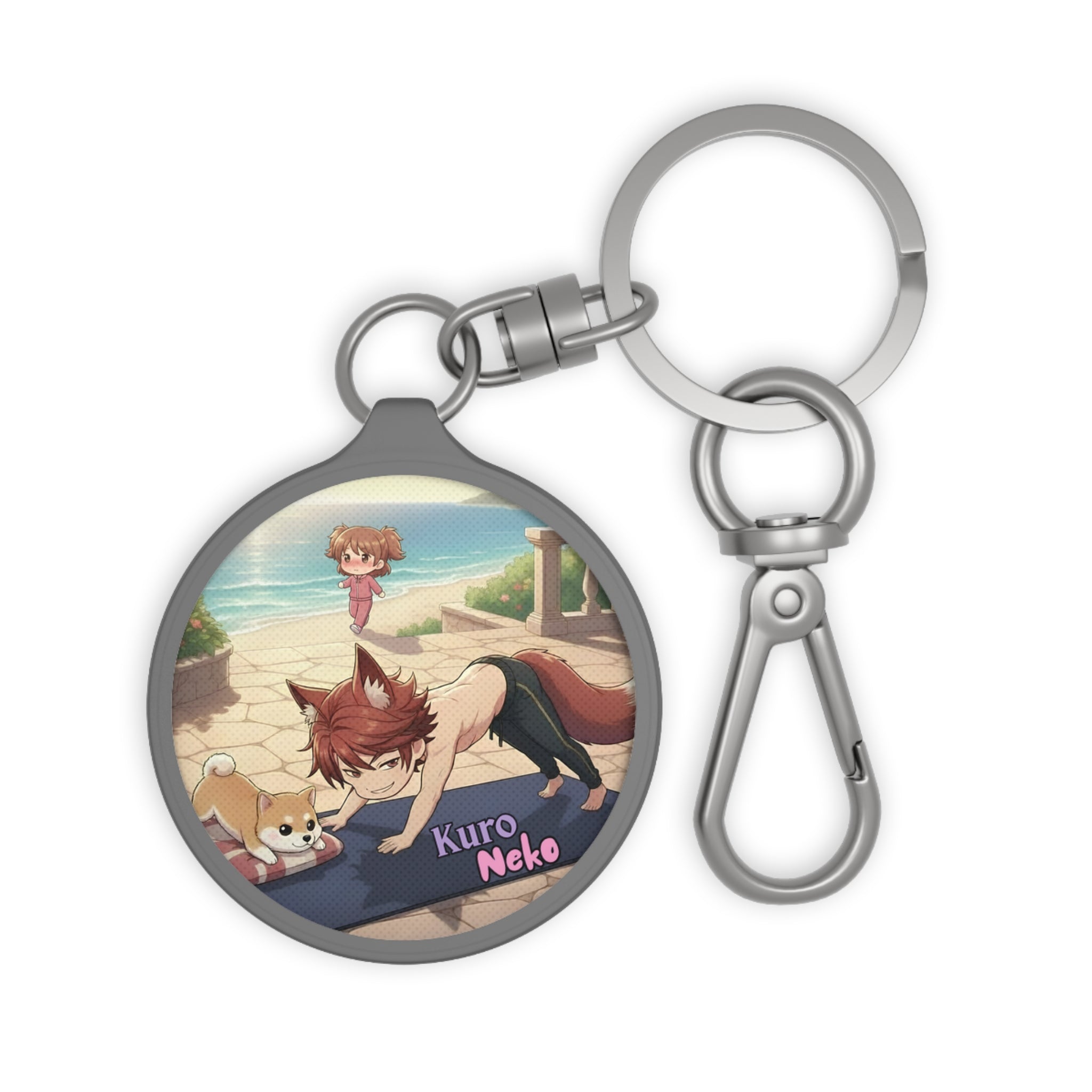 Porte-Clés Acrylique Chibi KAITO Summer Beach