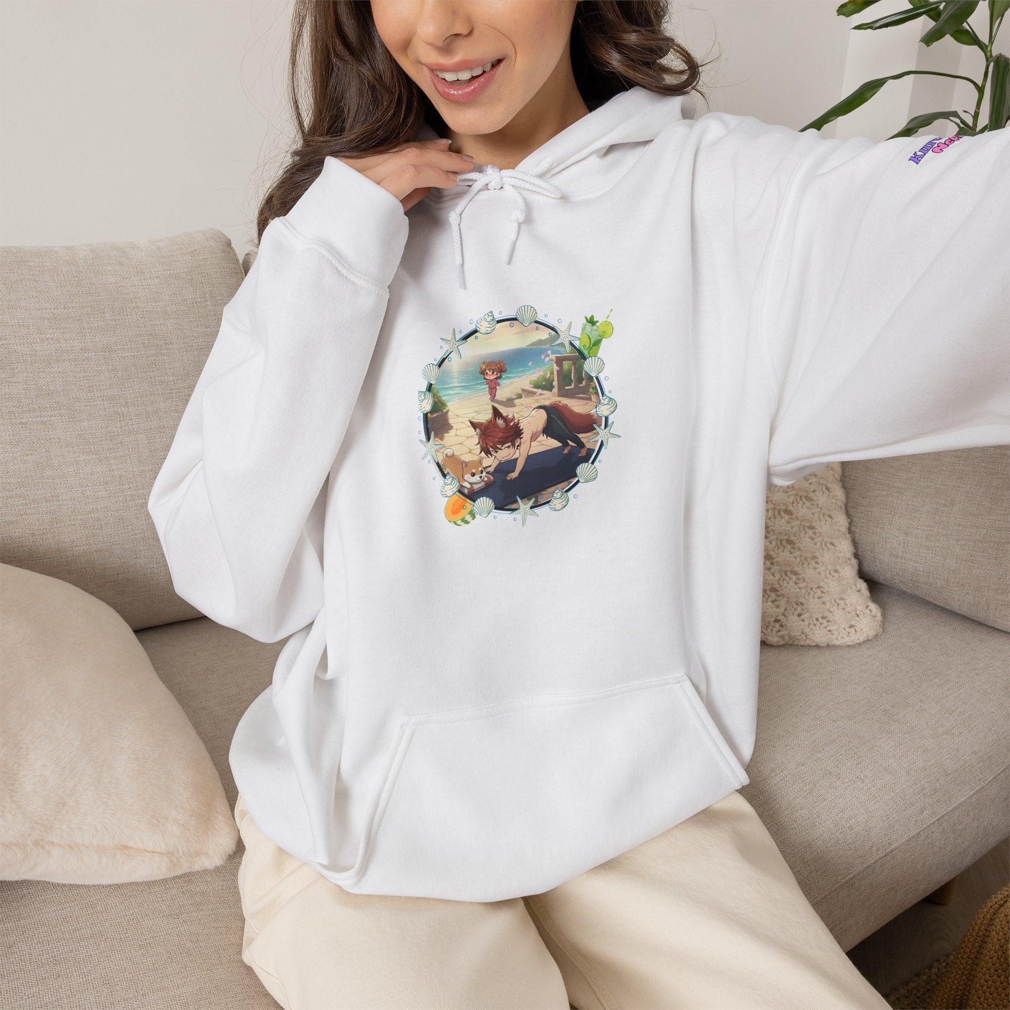 Sweat à Capuche Chibi KAITO Summer Beach