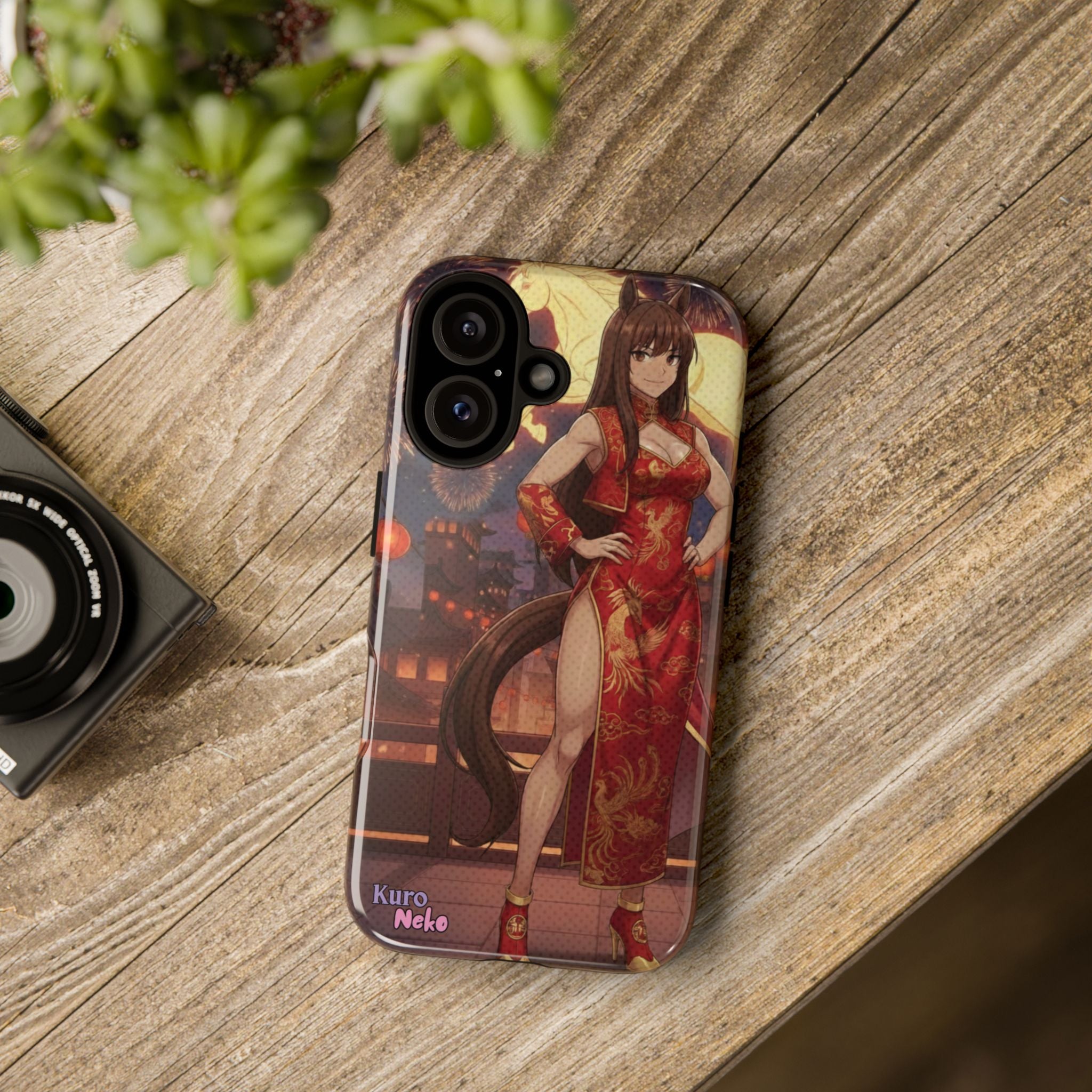 Coque téléphone AKARI waifu cheval Année du Cheval 2026 zodiaque chinois iPhone Samsung protection double couche
