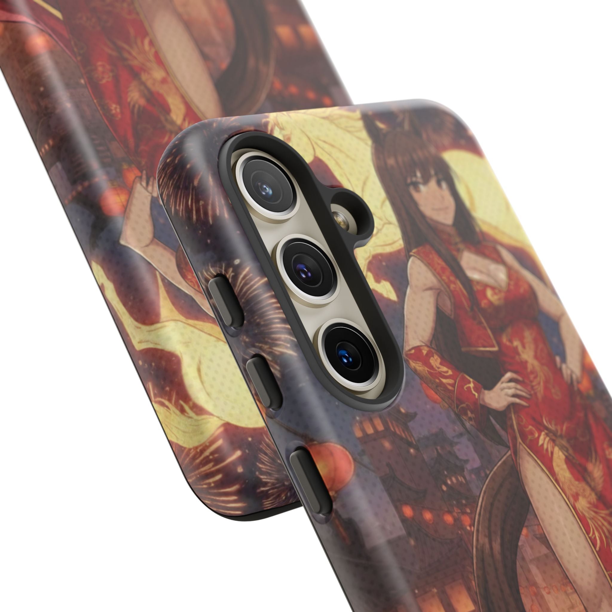 Coque téléphone AKARI waifu cheval Année du Cheval 2026 zodiaque chinois iPhone Samsung protection double couche
