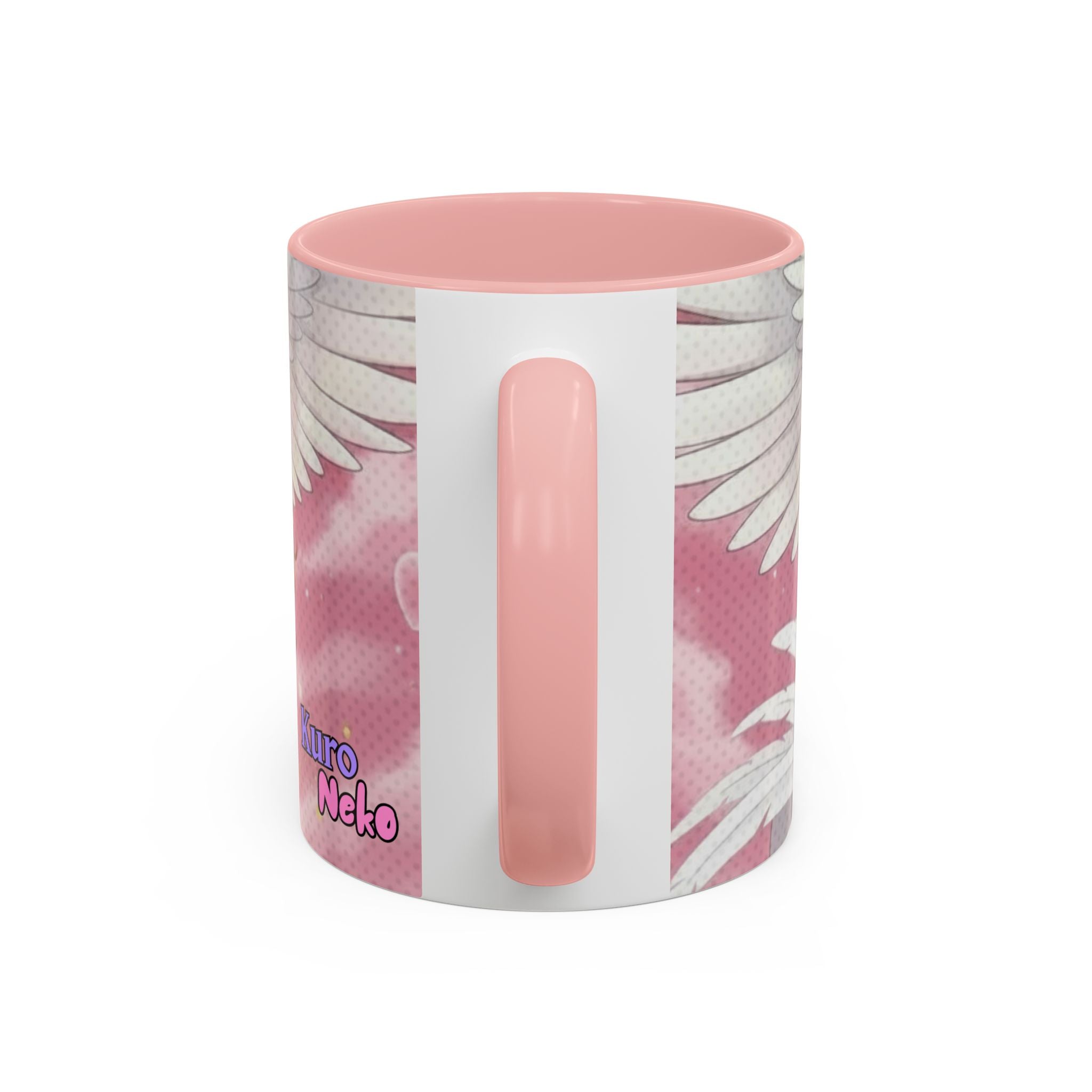 Mug Anime AIKO Muse Cygne & Douceur Romantique avec oreilles d'animaux, style anime, Kuro Neko Shop.