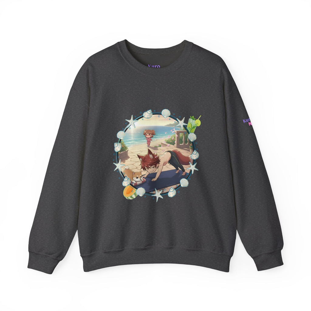 Sweat Col Rond Chibi KAITO Summer Beach