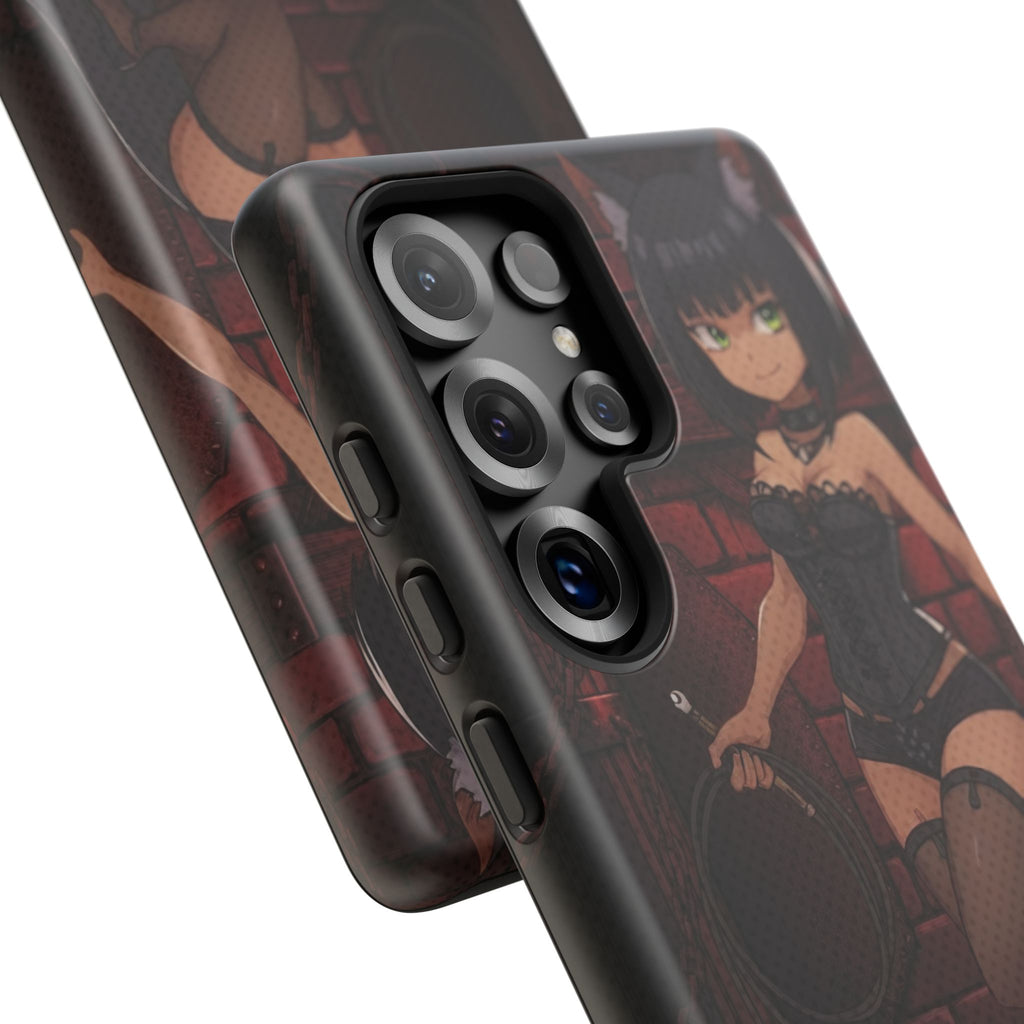Funda de teléfono Anime YAMI Gótico y Loba Misteriosa
