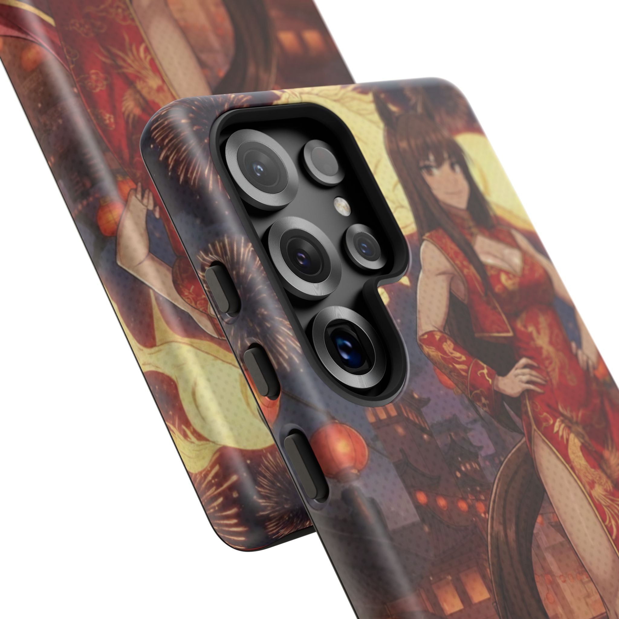 Coque téléphone AKARI waifu cheval Année du Cheval 2026 zodiaque chinois iPhone Samsung protection double couche