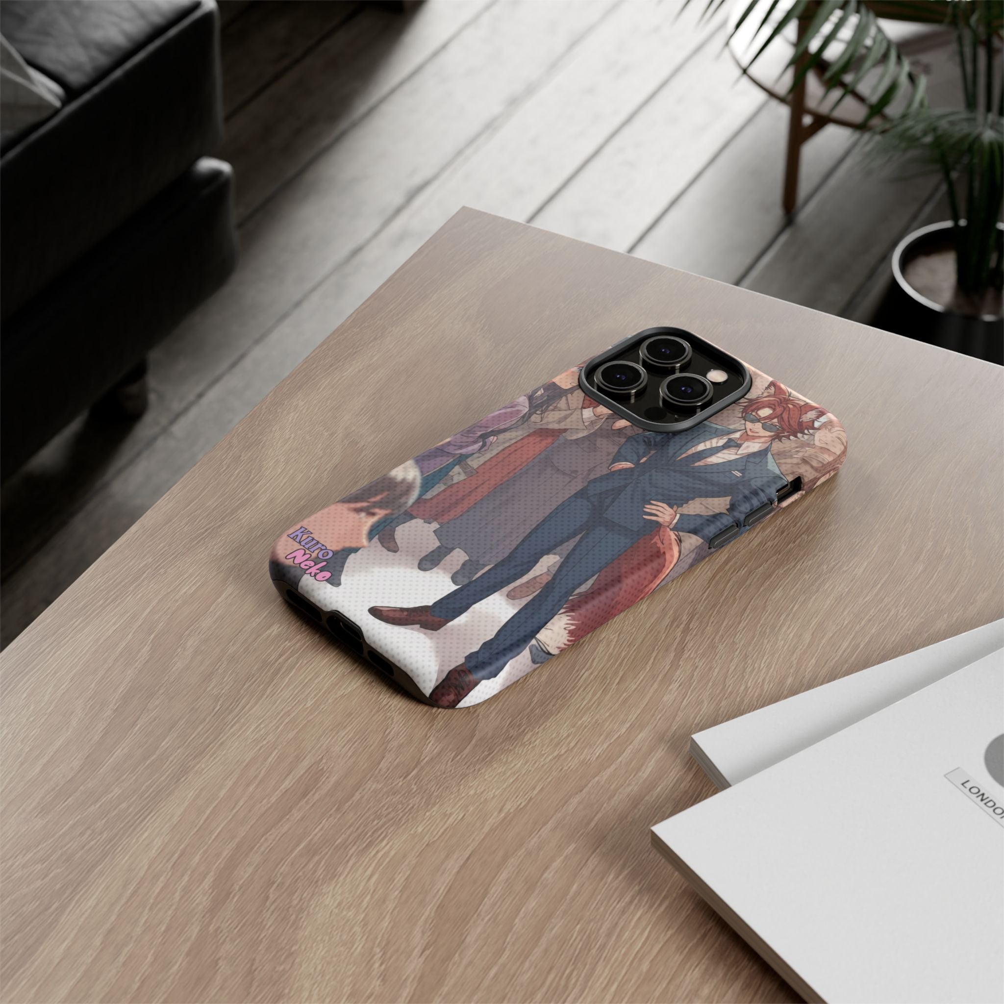 Phone case Anime KAITO Fox Icon & Business Style