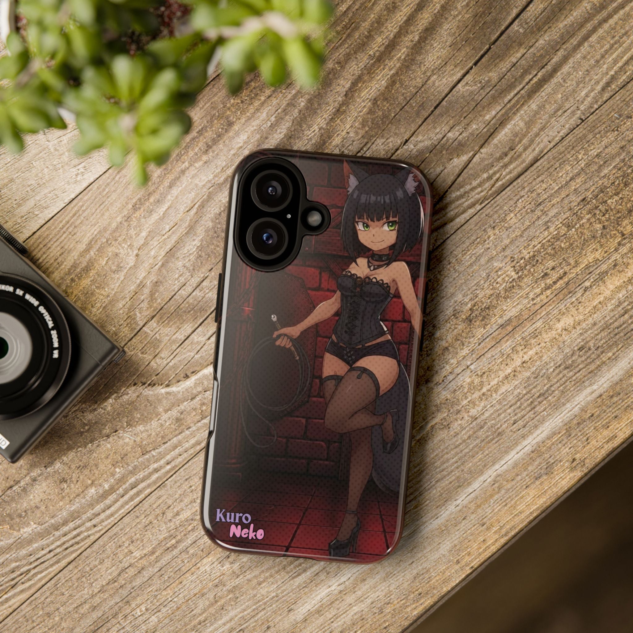 Funda de teléfono Anime YAMI Gótico y Loba Misteriosa
