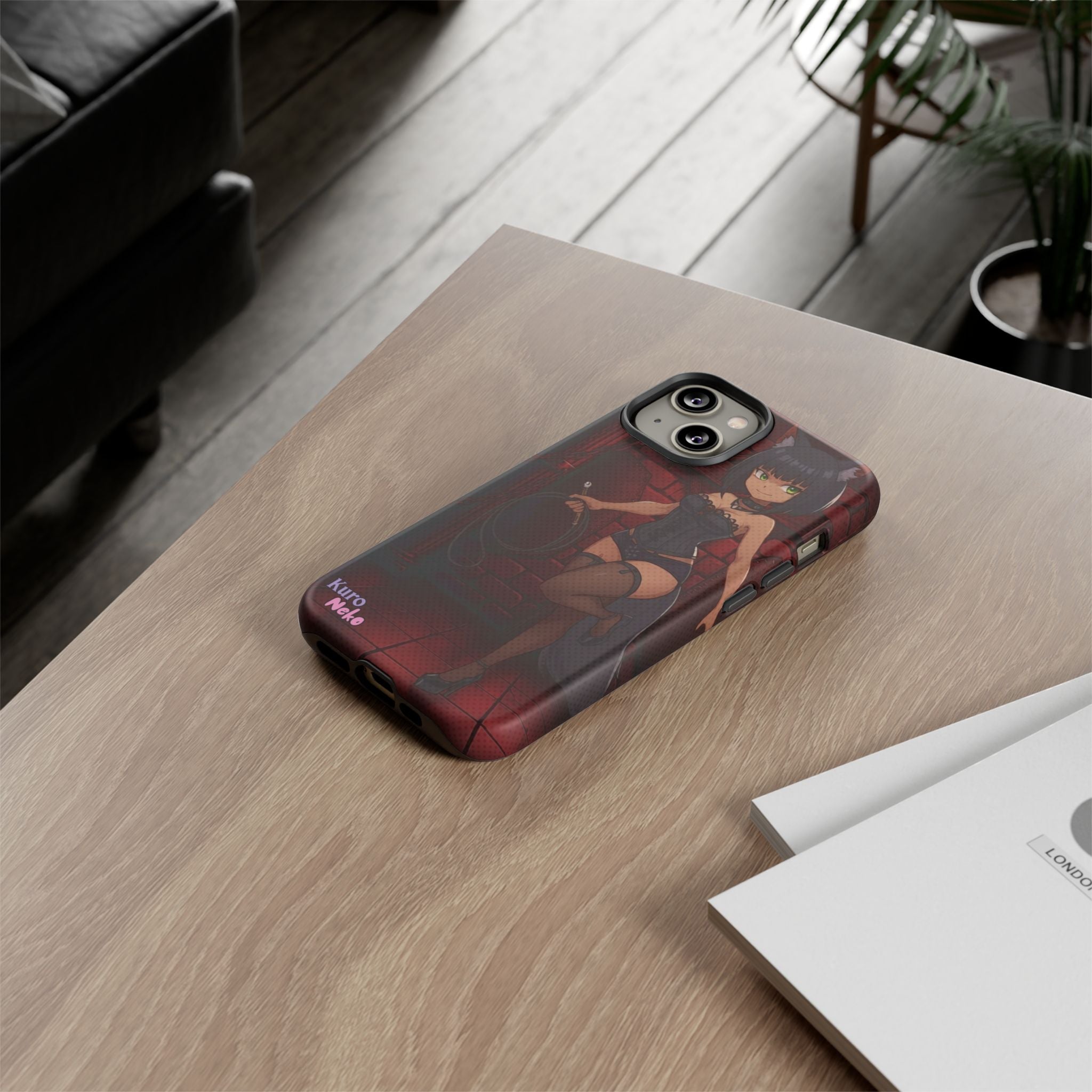 Funda de teléfono Anime YAMI Gótico y Loba Misteriosa
