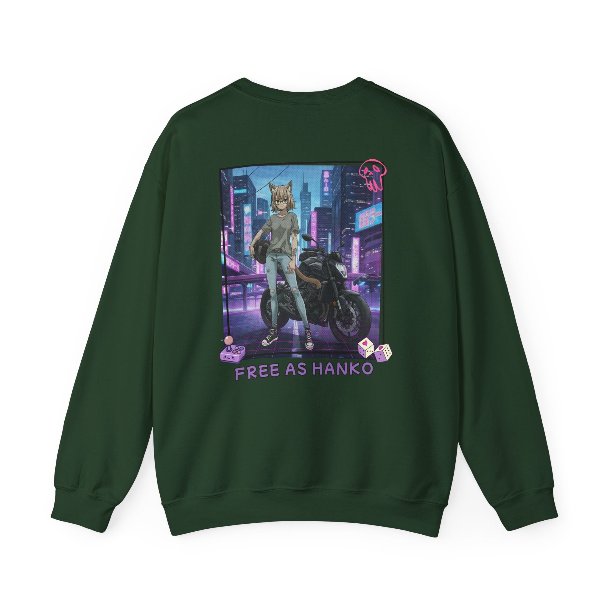 Sweatshirt Waifu Cyberpunk HANKO