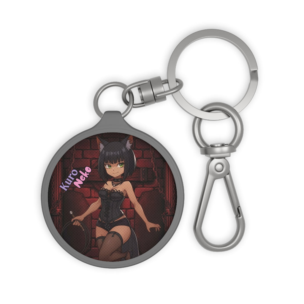 Porte-clés Anime YAMI avec design de louve gothique et personnage séduisant, parfait pour vos clés ou sac.