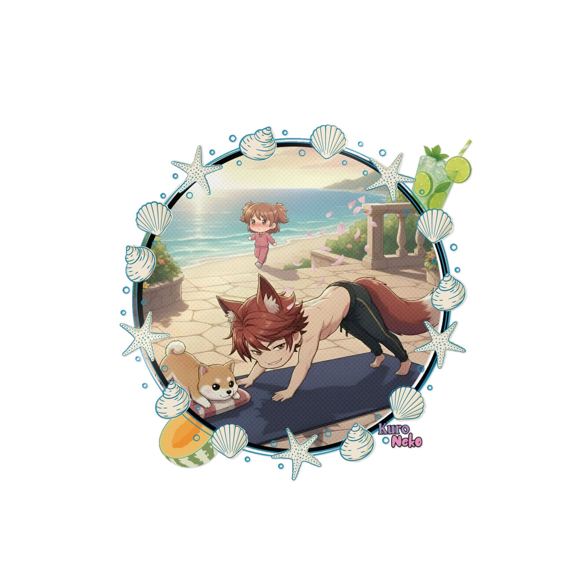 Sticker Détouré Chibi KAITO Summer Beach