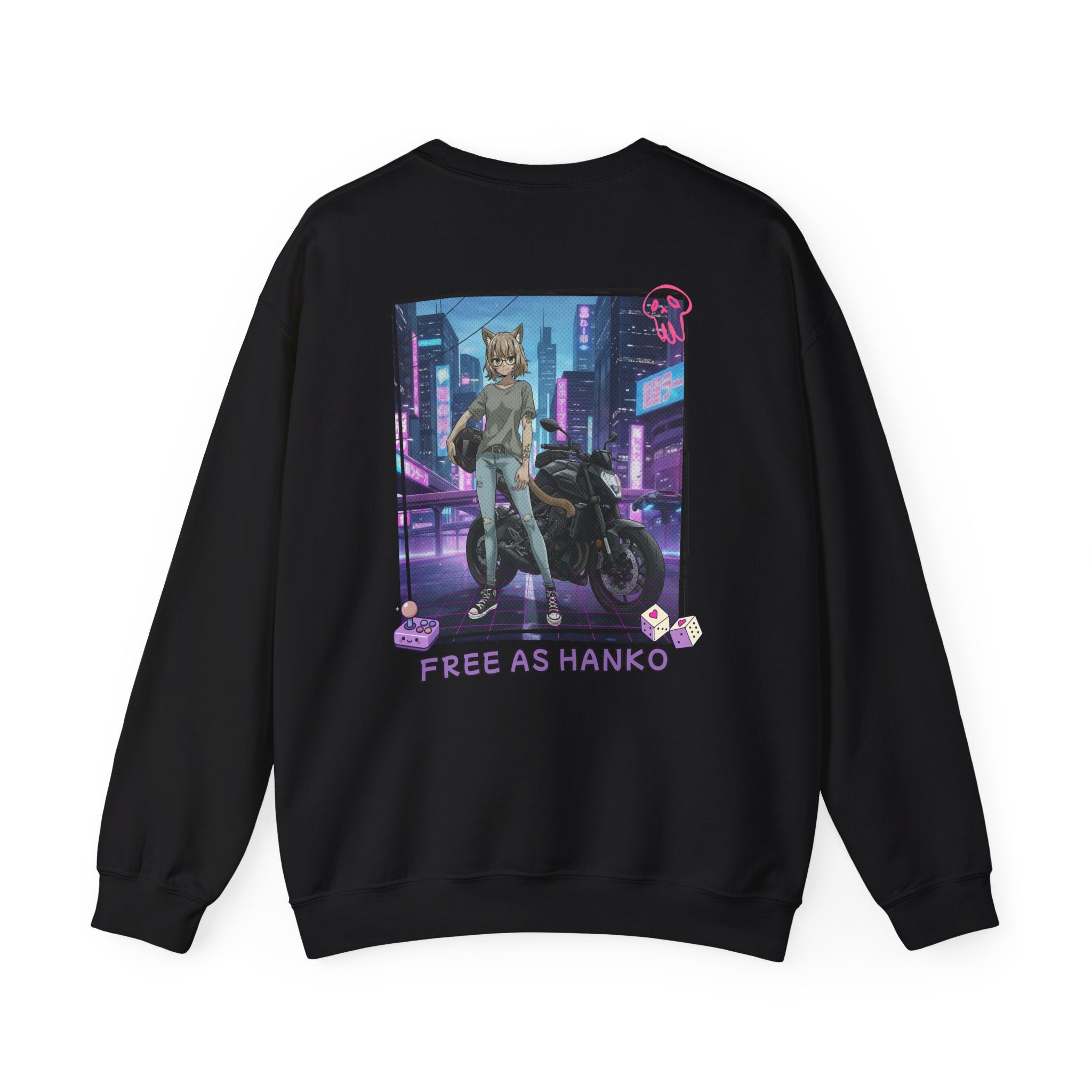 Sweatshirt Waifu Cyberpunk HANKO