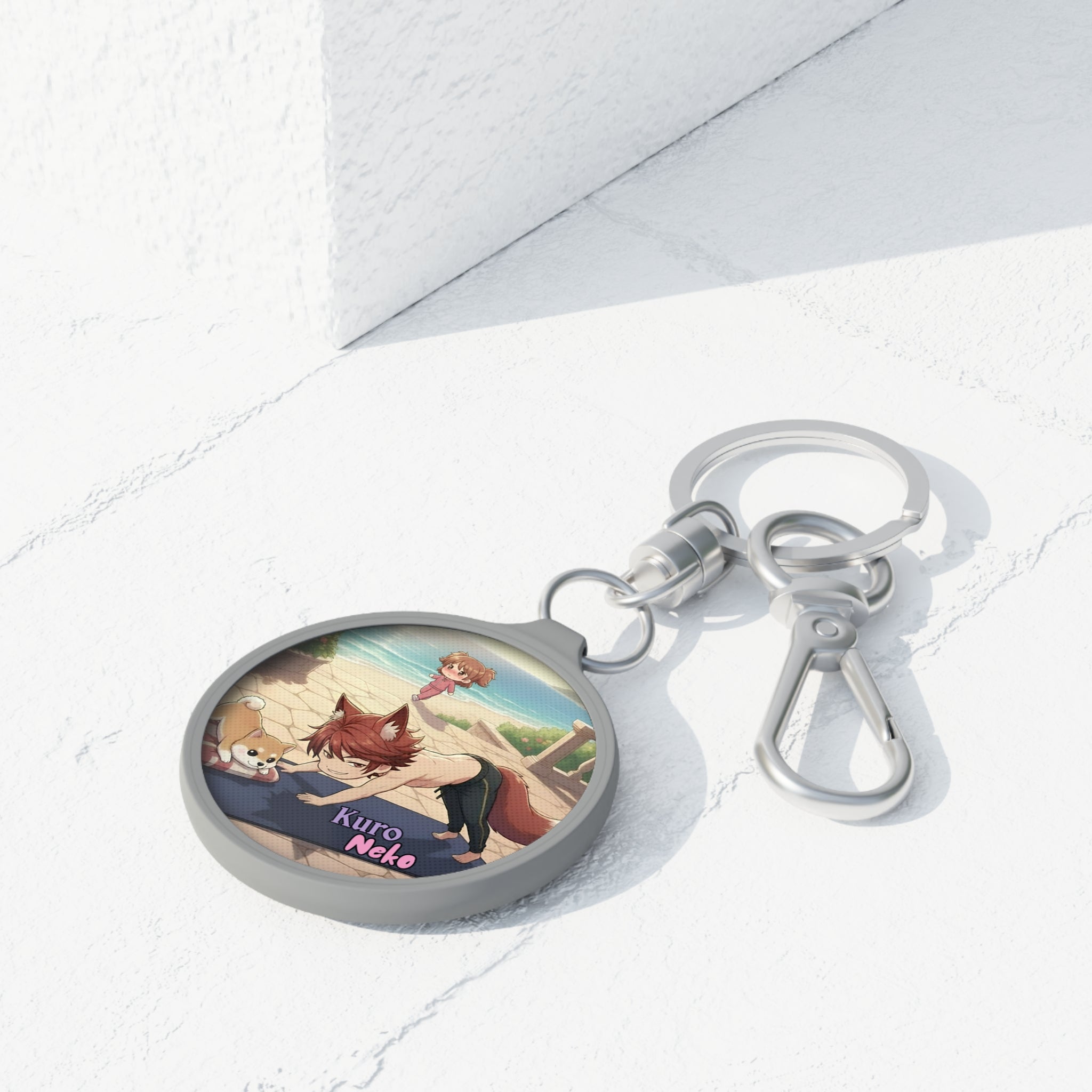Porte-Clés Acrylique Chibi KAITO Summer Beach