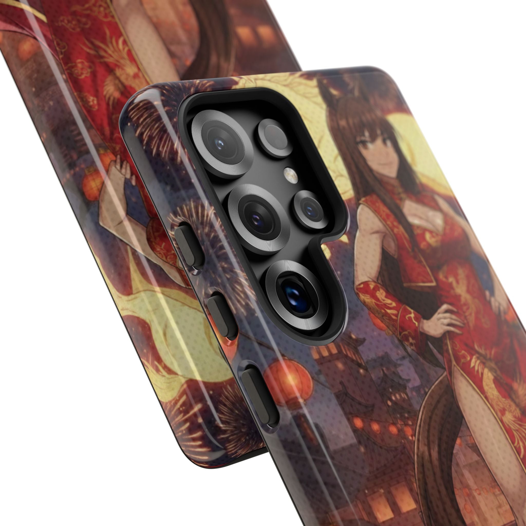 Coque téléphone AKARI waifu cheval Année du Cheval 2026 zodiaque chinois iPhone Samsung protection double couche