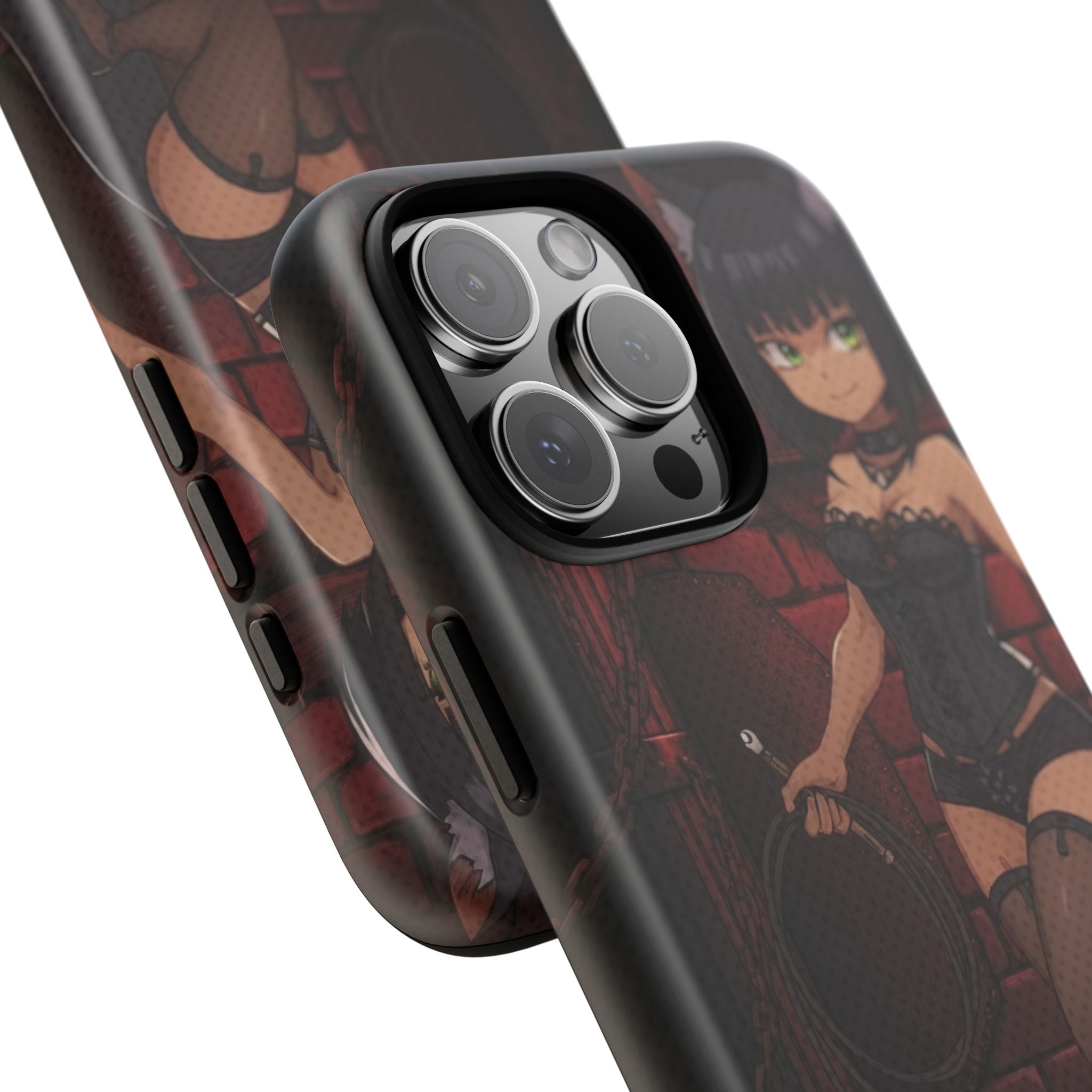 Funda de teléfono Anime YAMI Gótico y Loba Misteriosa