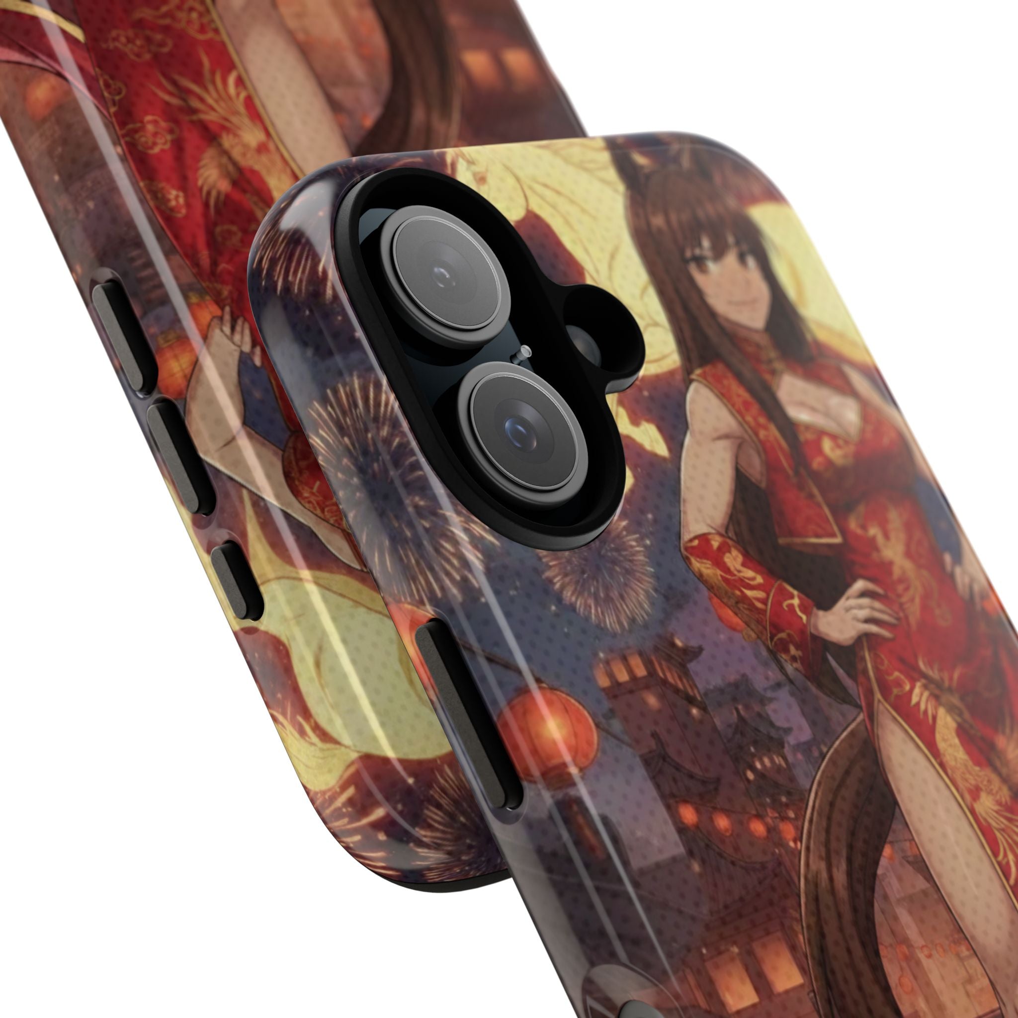 Coque téléphone AKARI waifu cheval Année du Cheval 2026 zodiaque chinois iPhone Samsung protection double couche