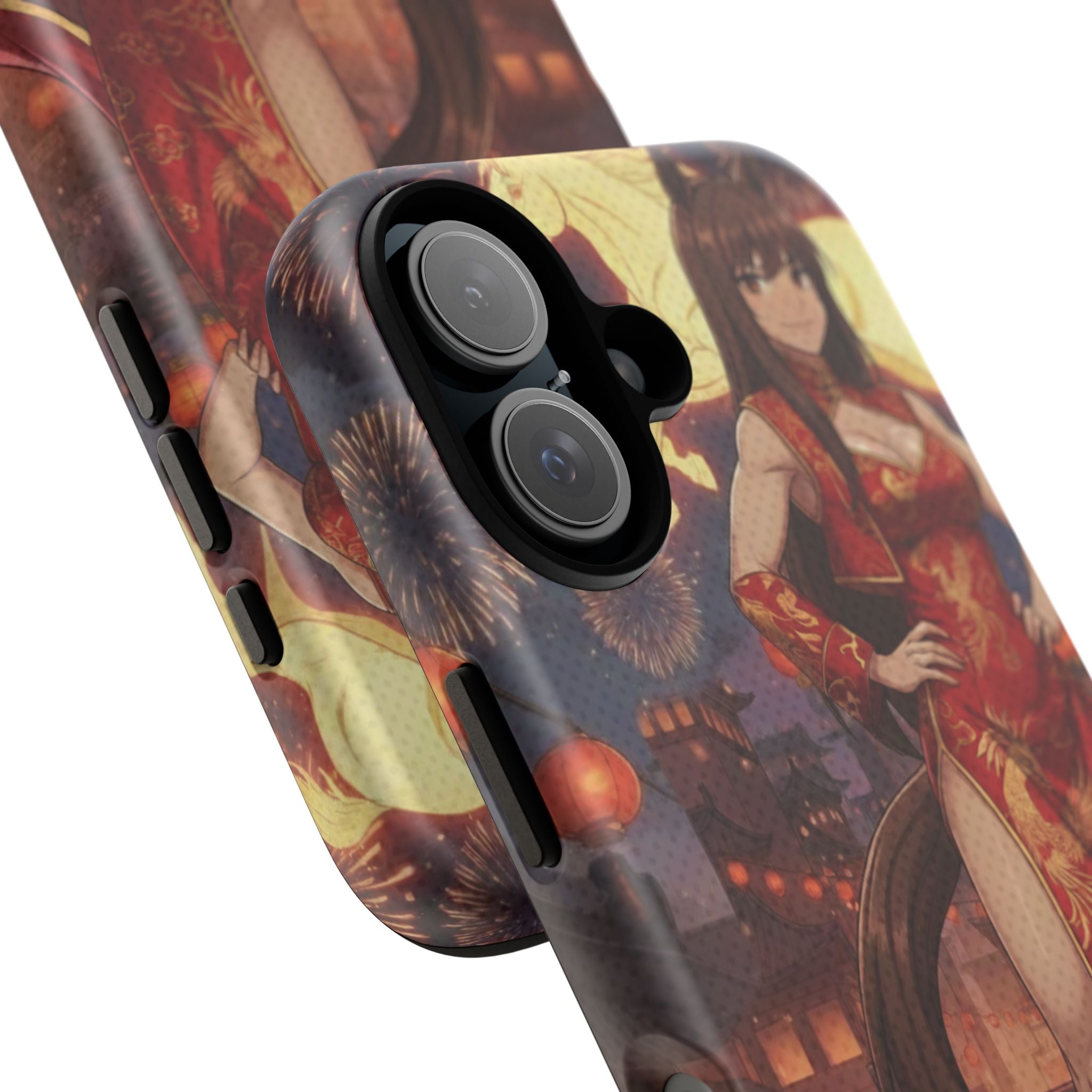 Coque téléphone AKARI waifu cheval Année du Cheval 2026 zodiaque chinois iPhone Samsung protection double couche