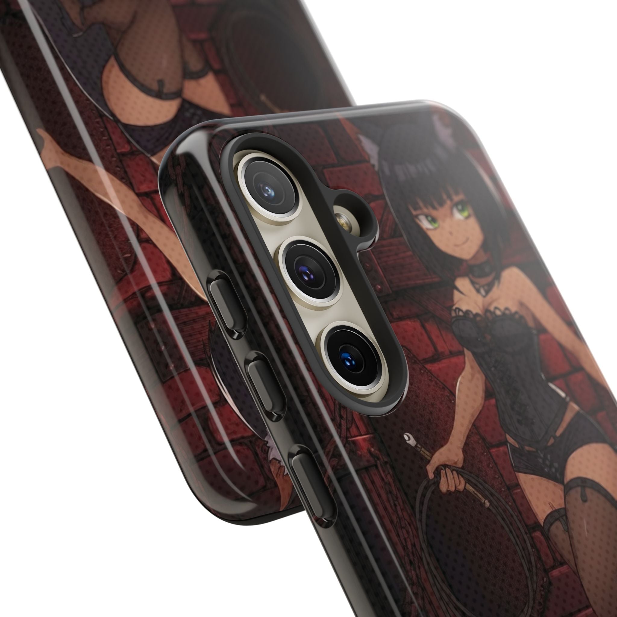 Funda de teléfono Anime YAMI Gótico y Loba Misteriosa