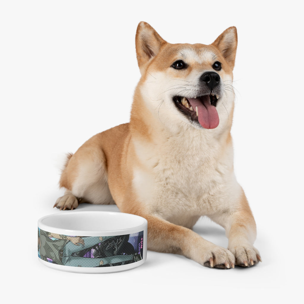 Gamelle chat & chien Anime HANKO chat du futur – gamelle céramique personnalisée pour animaux rebelles
