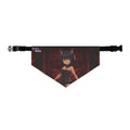 Collier bandana chat & chien Anime YAMI avec une illustration d'une fille anime de style gothique.