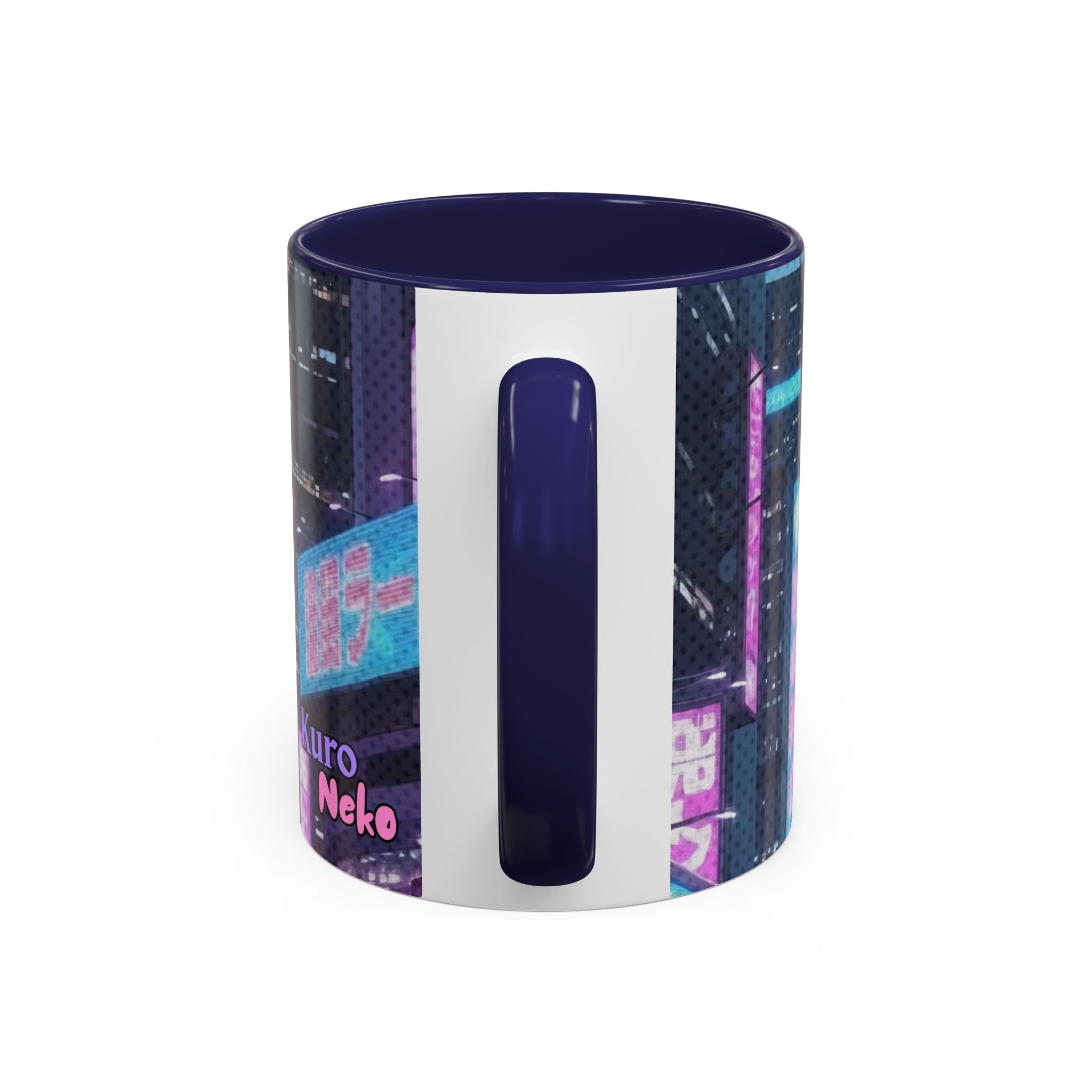 Mug Anime HANKO Style Cyberpunk & Chatte Rebelle