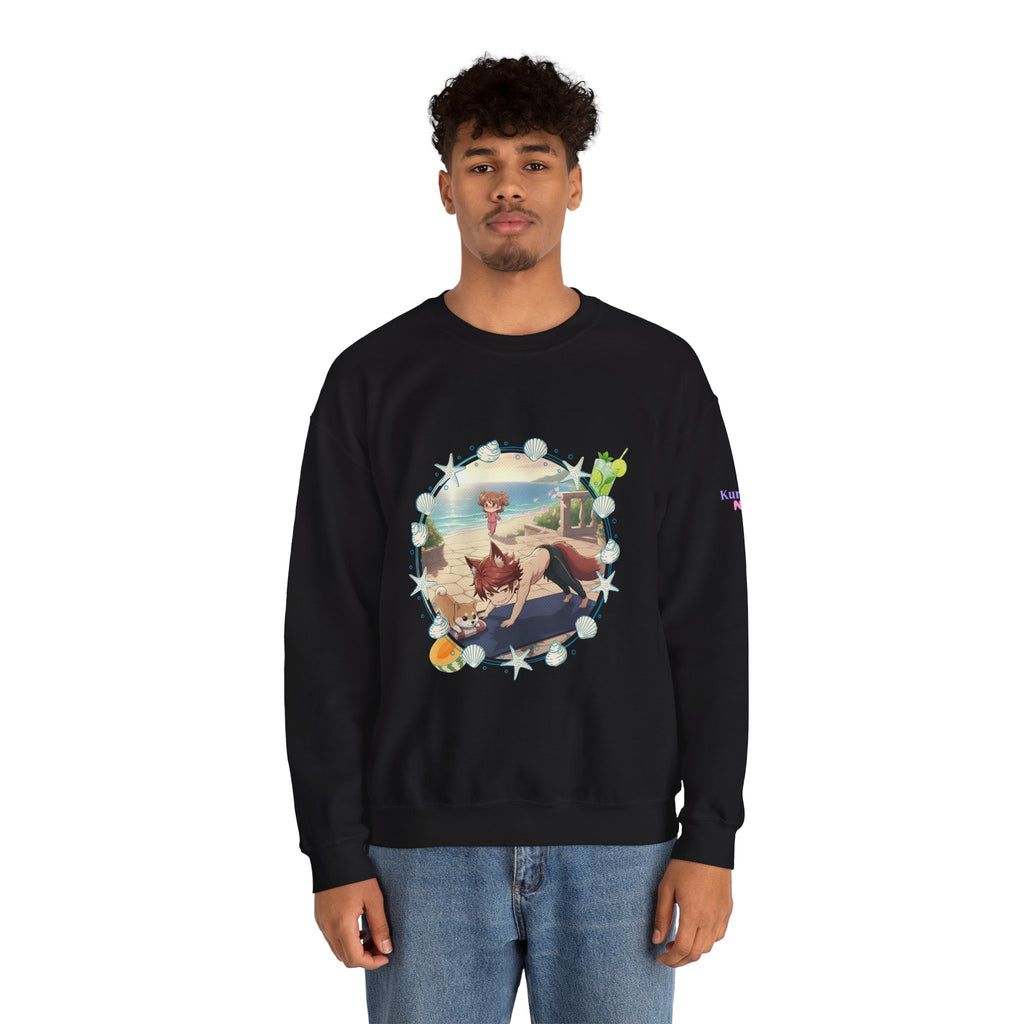 Sweat Col Rond Chibi KAITO Summer Beach