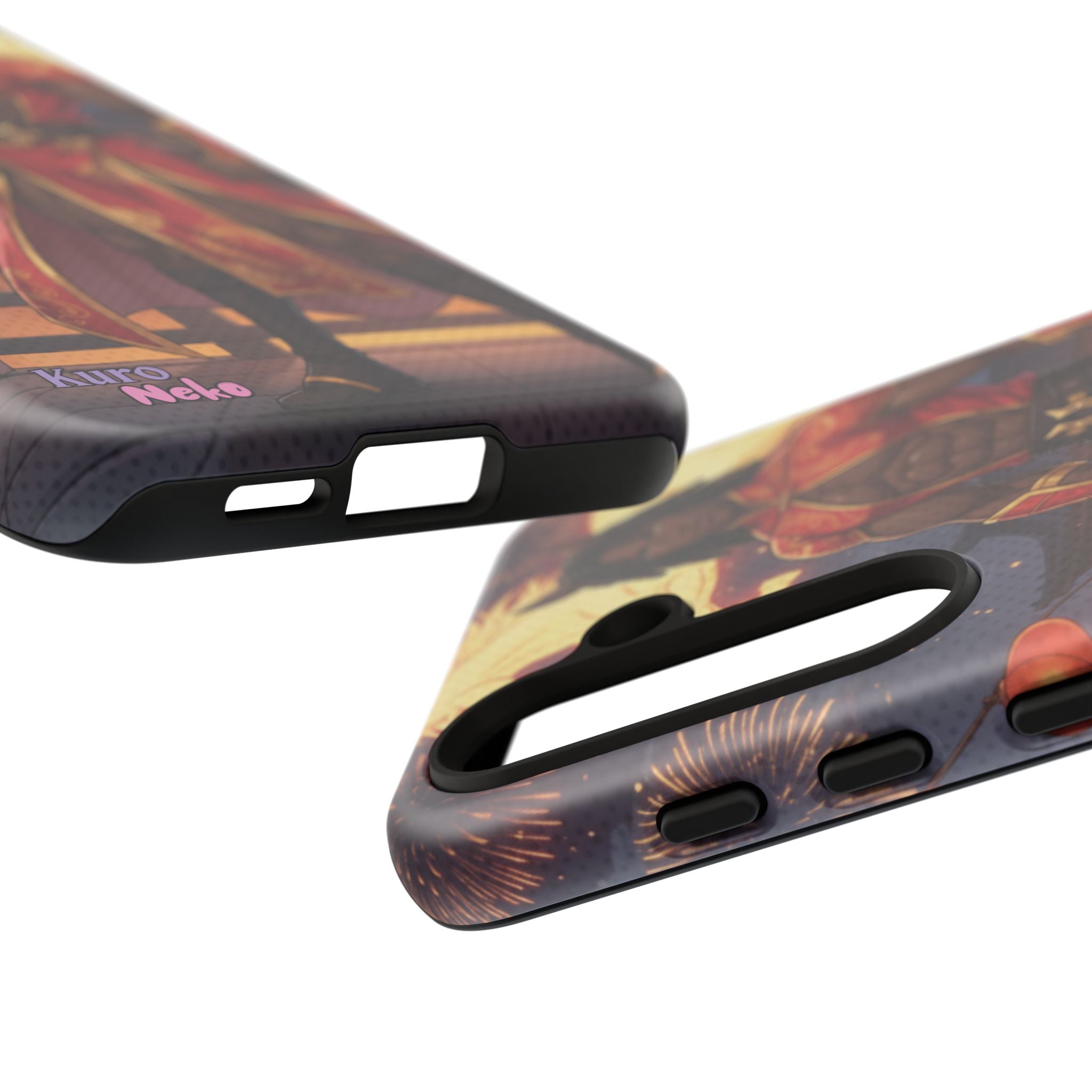 Coque RYO husbando Année du Cheval finition brillante couleurs rouge or iPhone Samsung
