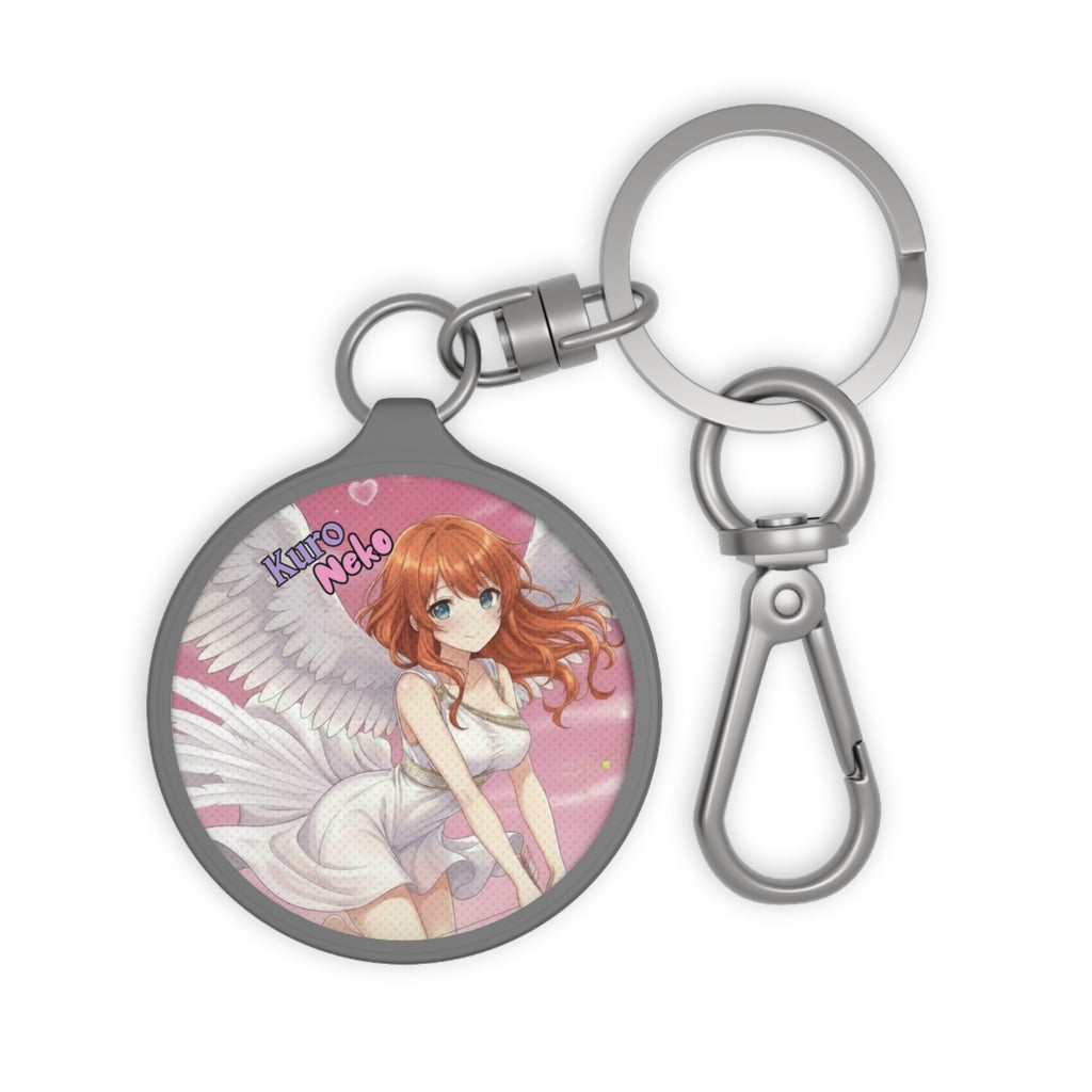 Porte-clés Anime AIKO avec illustration d'ange et design coloré, ajoutant une touche de poésie à vos clés.