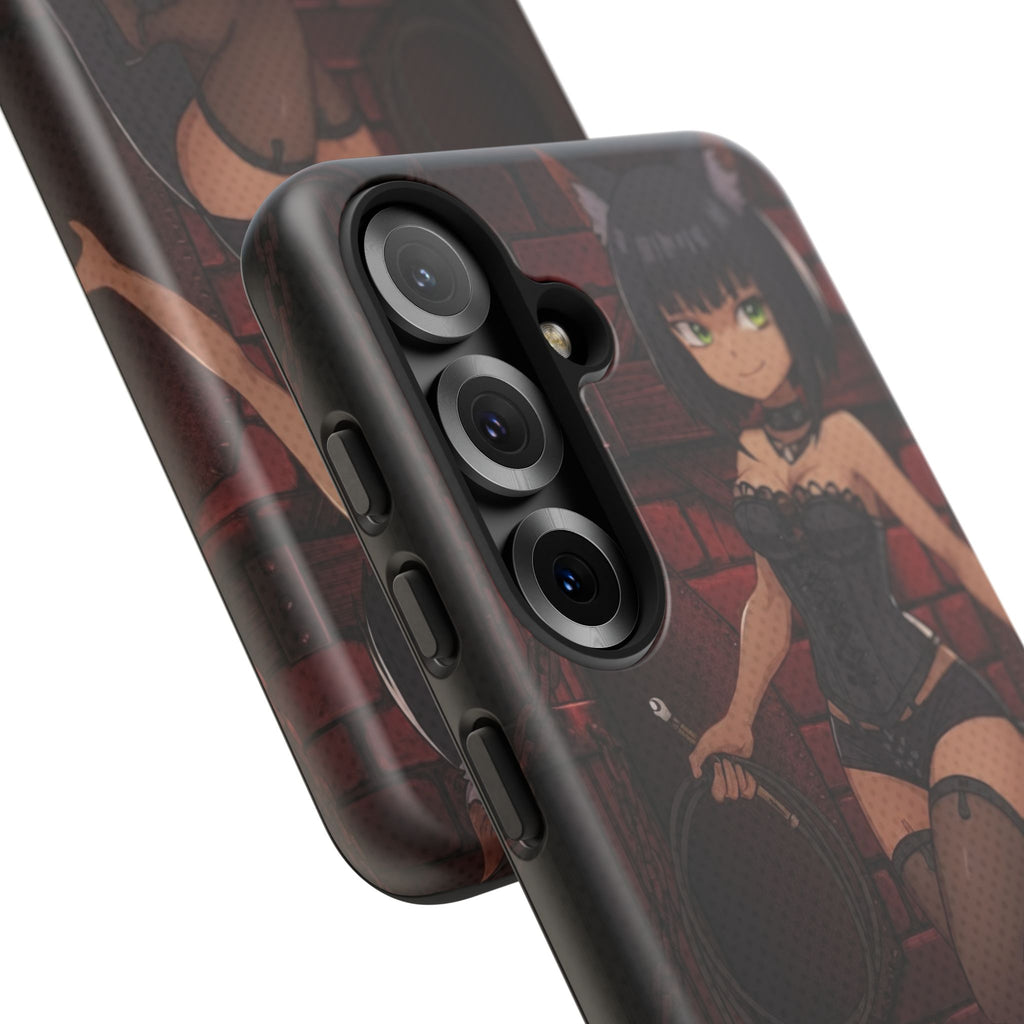 Funda de teléfono Anime YAMI Gótico y Loba Misteriosa