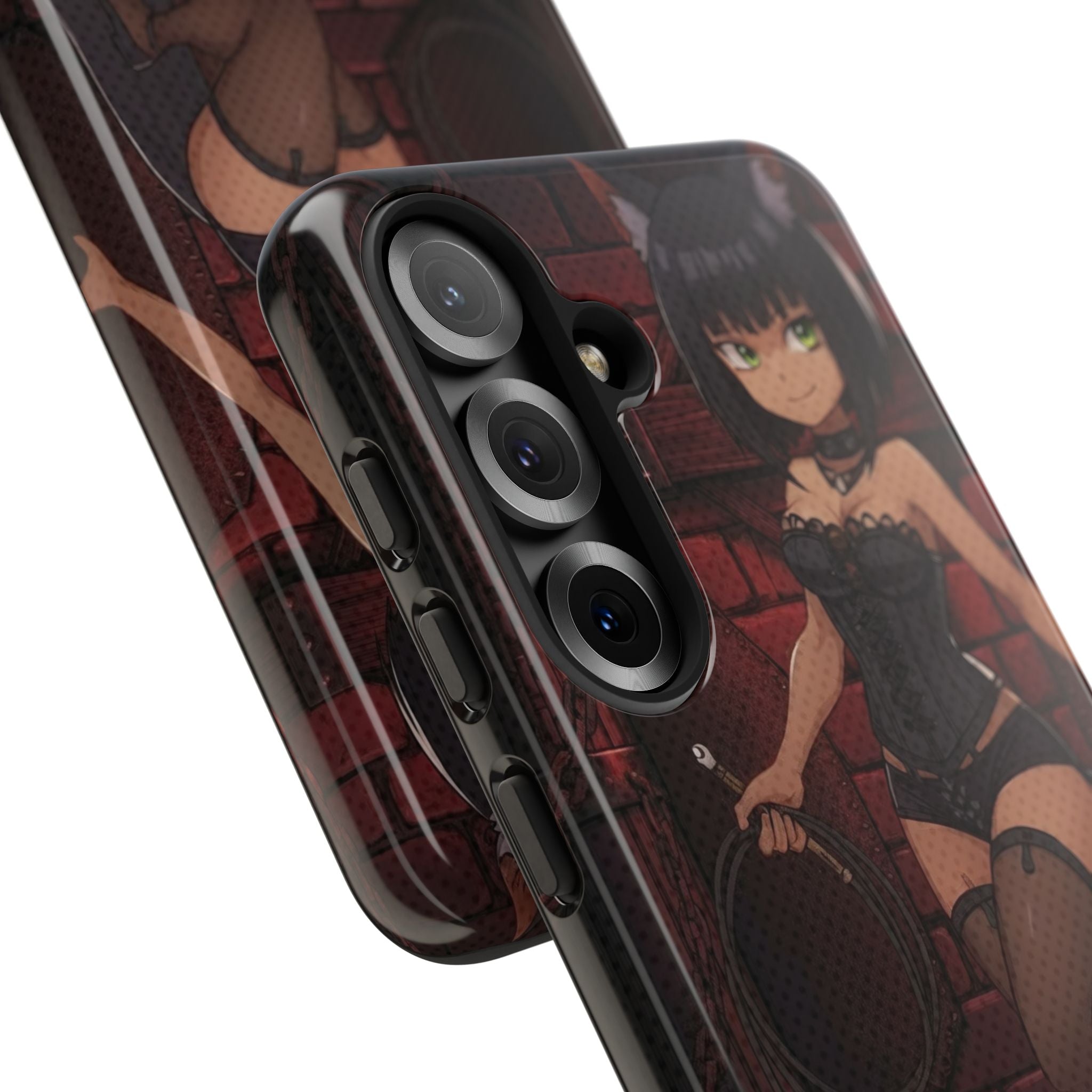 Funda de teléfono Anime YAMI Gótico y Loba Misteriosa