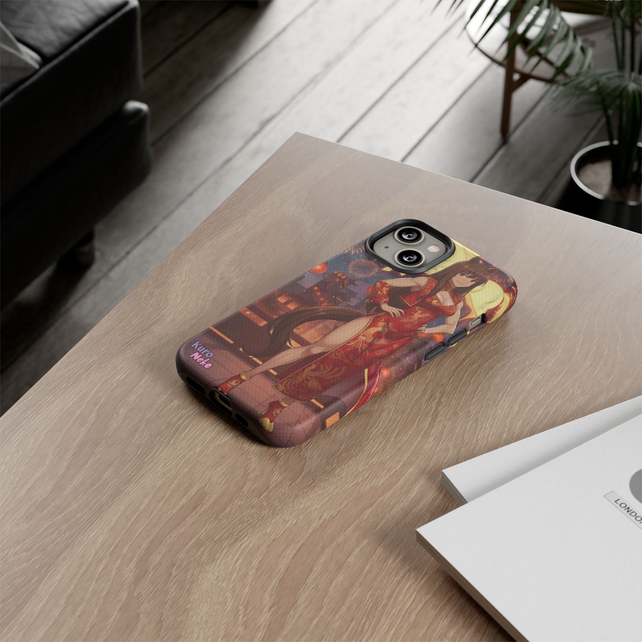 Coque téléphone AKARI waifu cheval Année du Cheval 2026 zodiaque chinois iPhone Samsung protection double couche
