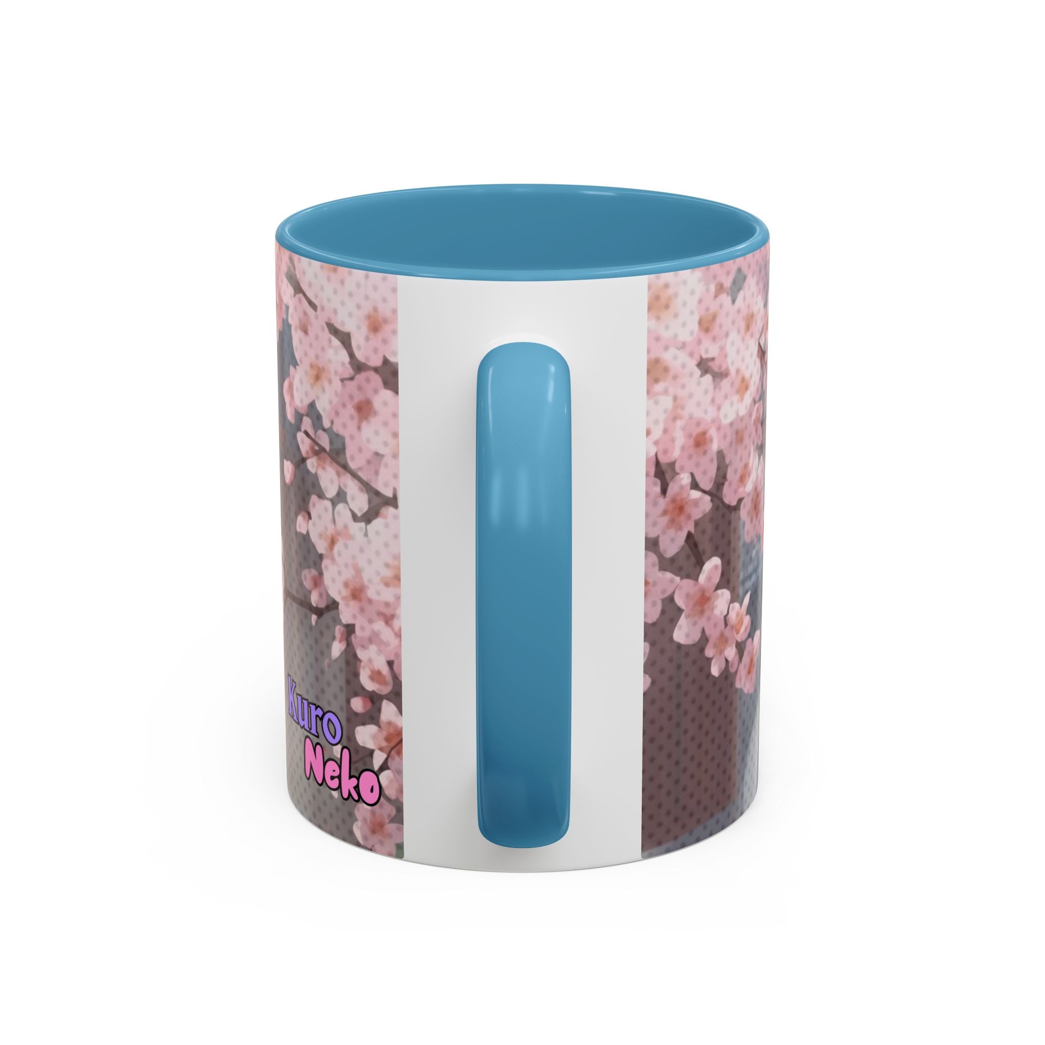 Mug waifu bunny HARU BLEU PASTEL 330ml vue arrière design kemonomimi