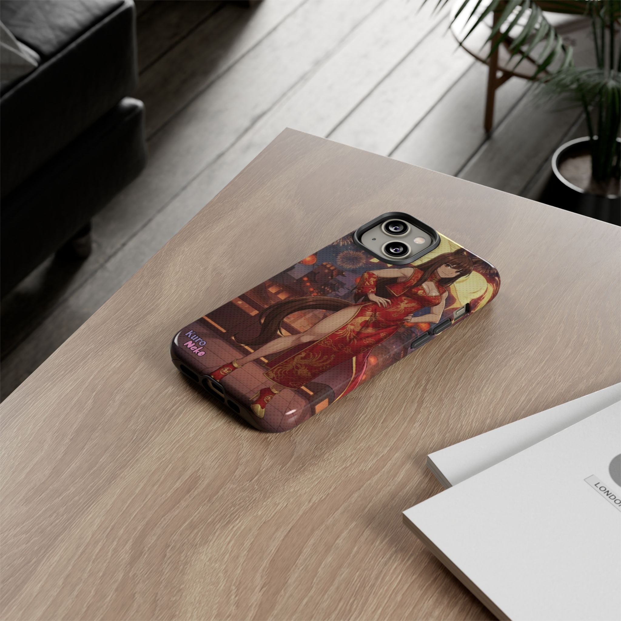Coque téléphone AKARI waifu cheval Année du Cheval 2026 zodiaque chinois iPhone Samsung protection double couche
