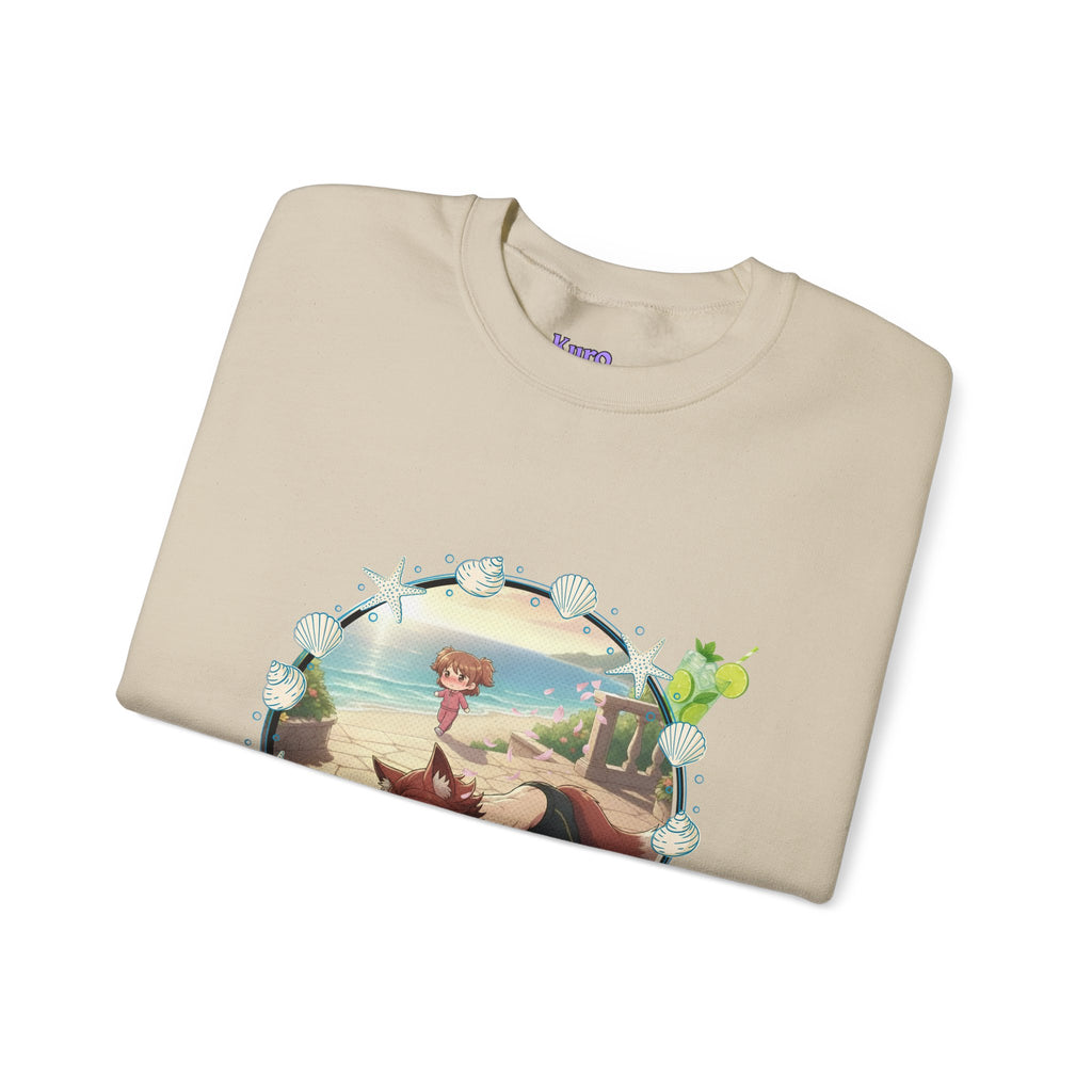 Sweat Col Rond Chibi KAITO Summer Beach