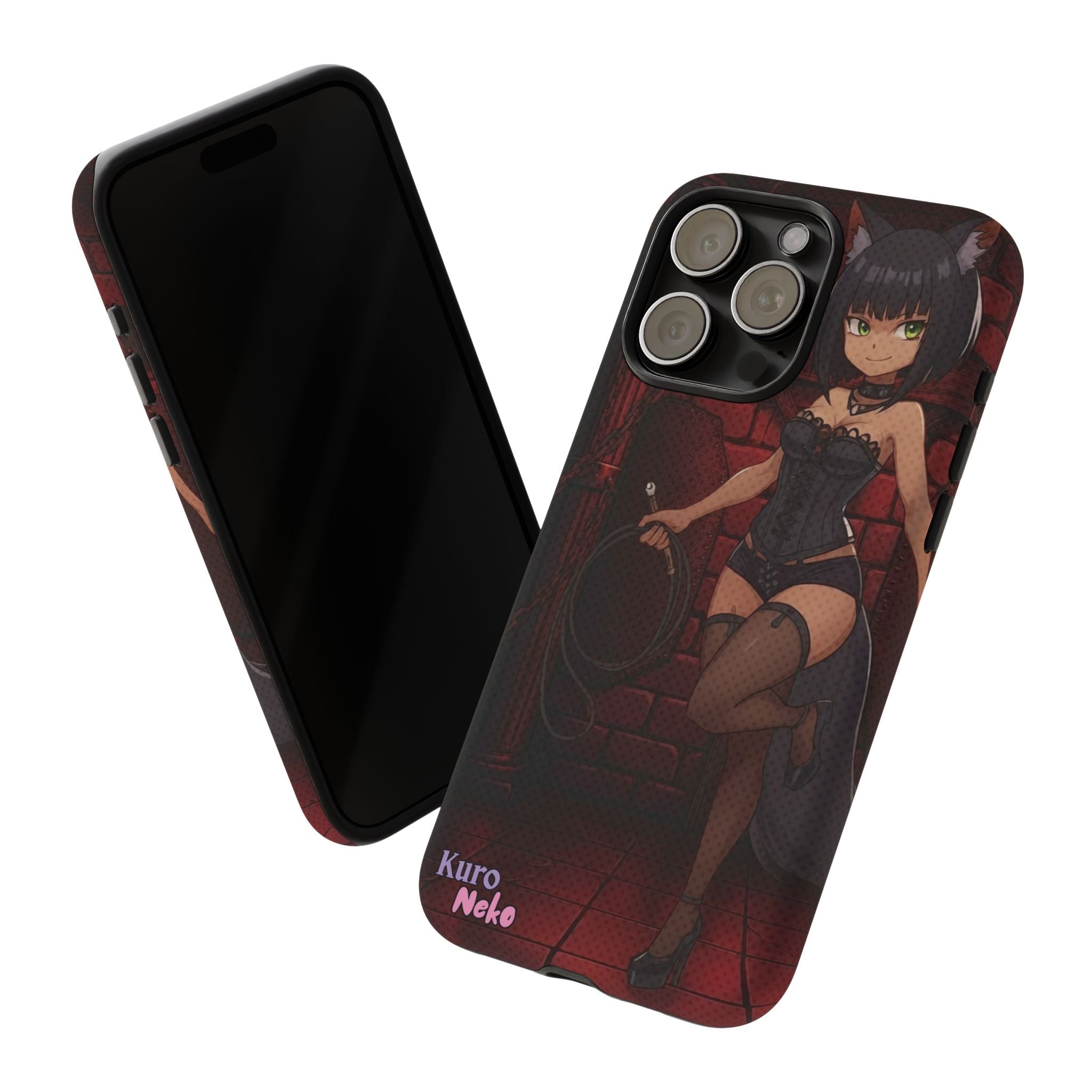 Funda de teléfono Anime YAMI Gótico y Loba Misteriosa